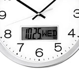 Seiko LCD Minimalist Wall Clock QXL007S