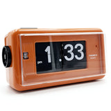 Twemco AL-30 Alarm Flip Clock Orange