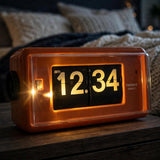 Twemco AL-30 Alarm Flip Clock Orange