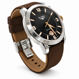 Elysee Mythos VI Automatic Brown Silicone Men Watch 70936