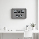 Twemco QD-35 Flip Clock Grey (24 Hour) - Watch it! Pte Ltd