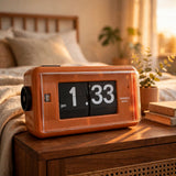 Twemco AL-30 Alarm Flip Clock Orange