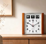 Twemco BQ-15 Brown Flip Clock - Watch it! Pte Ltd