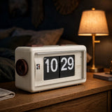 Twemco AL-30 Alarm Flip Clock Beige