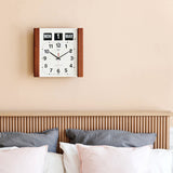 Twemco BQ-15 Brown Flip Clock - Watch it! Pte Ltd