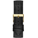 Guess Deco Black Leather Strap Ladies Watch GW0309L2 - Watch it! Pte Ltd
