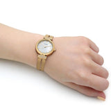 Guess Array Gold Tone Mesh Bracelet Strap Ladies Watch GW0471L2 - Watch it! Pte Ltd