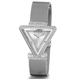 Guess Fame Silver Tone Mesh Bracelet Strap Ladies Watch GW0508L1 - Watch it! Pte Ltd