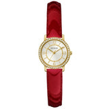 Guess Melody White Dial Red Leather Strap Ladies Watch GW0533L1 - Watch it! Pte Ltd