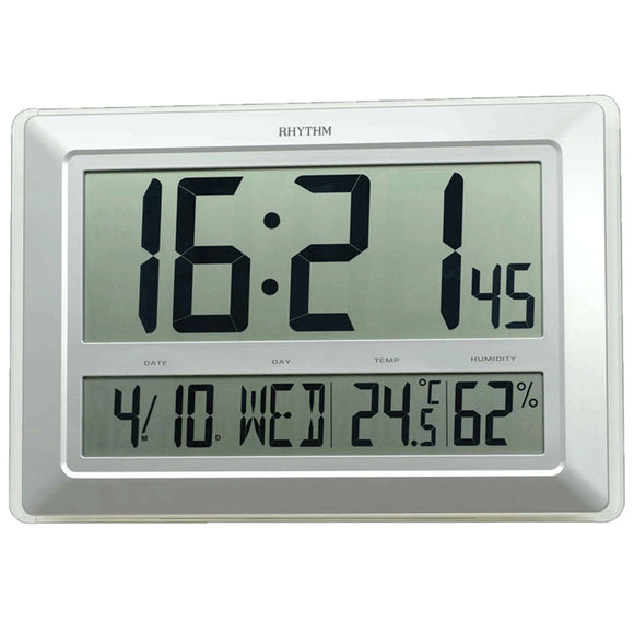 Rhythm LCW015NR19 LCD Wall/Table Clock - Watch it! Pte Ltd