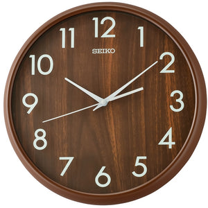 Seiko Wooden Design Decorative Wall Clock QXA810B - Watch it! Pte Ltd