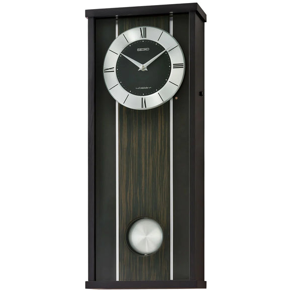 Seiko Wooden Case Musical Pendulum Wall Clock QXM396K - Watch it! Pte Ltd