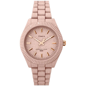 Timex WATERBURY Ocean 37mm Recycled Plastic Bracelet Watch TW2V33100 - Watch it! Pte Ltd