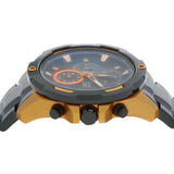Alexandre Christie Black Ion Plated Chronograph Mens Watch 6305MCBBRBA - Watch it! Pte Ltd