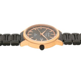 Alexandre Christie Rose Gold Bezel and Black Ion Plated Ladies Watch 8454LDBBRBA - Watch it! Pte Ltd
