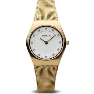 Bering Classic 11927-334 Brushed Gold 27 mm Women's Watch - Watch it! Pte Ltd