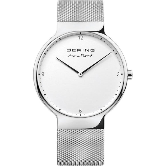 Bering Max René 15540-004 White 40 mm Unisex Watch - Watch it! Pte Ltd