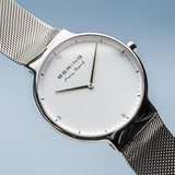 Bering Max René 15540-004 White 40 mm Unisex Watch - Watch it! Pte Ltd