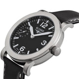 Elysee Daphnis Mechanical Black Leather Men Watch 71001 - Watch it! Pte Ltd