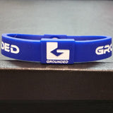 Grounded Energetic Wristband (Blue/White) - Watch it! Pte Ltd
