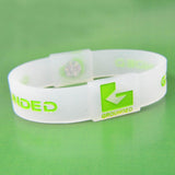 Grounded Energetic Wristband (Translucent/Green) - Watch it! Pte Ltd