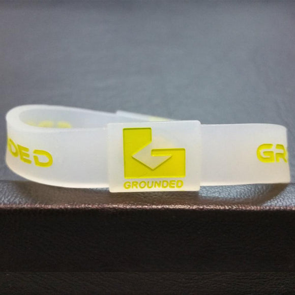 Grounded Energetic Wristband (Translucent/Lime) - Watch it! Pte Ltd