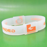 Grounded Energetic Wristband (Translucent/Orange) - Watch it! Pte Ltd