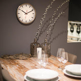 Hermle 30471-002100 "Grand Central" Stainless Steel Wall Clock - Watch it! Pte Ltd