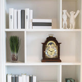 Hermle Bethnal Walnut Finish Mantel Clock - Made In Germany - Watch it! Pte Ltd