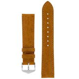 Hirsch CAMELGRAIN No Allergy Leather Watch Strap (Silver Buckle) - Watch it! Pte Ltd