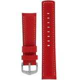 Hirsch CARBON Embossed Water-Resistant Leather Watch Strap - Watch it! Pte Ltd