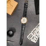 Hirsch GENUINE CROCO Leather Watch Strap (Gold Buckle) - Watch it! Pte Ltd