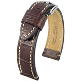 Hirsch KNIGHT Alligator-Embossed Leather Watch Strap - Watch it! Pte Ltd