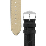 Hirsch LOUISIANALOOK Alligator Embossed Leather Watch Strap - Watch it! Pte Ltd
