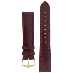 Hirsch OSIRIS Calf Leather Watch Strap (Gold Buckle) - Watch it! Pte Ltd