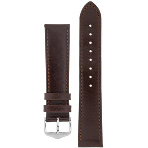 Hirsch OSIRIS Calf Leather Watch Strap (Silver Buckle) - Watch it! Pte Ltd