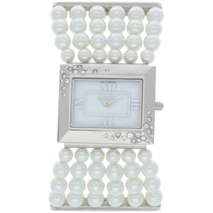 Misaki Super Star Women's White Pearl Strap Watch - Watch it! Pte Ltd