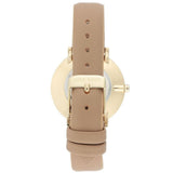 Nine West Gold Tone Tan Leather Strap Ladies Watch NW-2346GPTN - Watch it! Pte Ltd