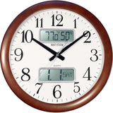 Rhythm Estado Wall Clock CFG901NR06 (Brown) - Watch it! Pte Ltd