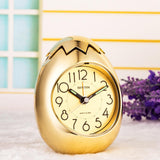 Rhythm Golden Egg Design Alarm Clock 4RE886WP18 - Watch it! Pte Ltd
