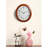 Rhythm Oval Shaped Wooden Wall Clock CMG271NR06 - Watch it! Pte Ltd