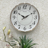 Rhythm Pink Gold Decorative Wall clock CMG465BR13 - Watch it! Pte Ltd