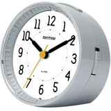 Rhythm Super Silent Grey/Pink Alarm Clock CRE850BR - Watch it! Pte Ltd