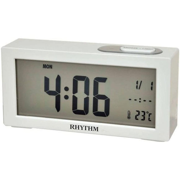 Rhythm Thermometer Beep Digital Alarm Clock LCT092NR03 - Watch it! Pte Ltd