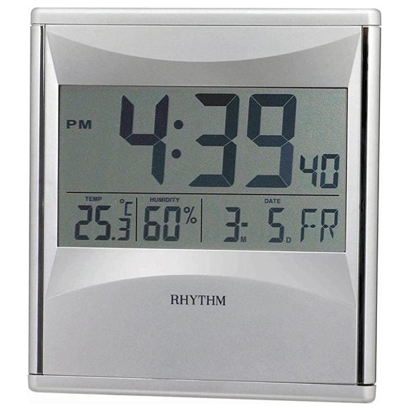 Rhythm Thermometer Two-Way Alarm Clock LCW011NR19 - Watch it! Pte Ltd