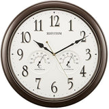 Rhythm Wall Clock with Temperature and Humidity 8MGA37SR06 - Watch it! Pte Ltd