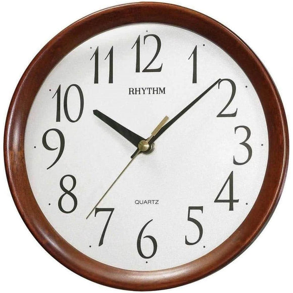 Rhythm Wooden Wall Clock CMG964NR06 - Watch it! Pte Ltd