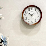 Rhythm Wooden Wall Clock CMG964NR06 - Watch it! Pte Ltd
