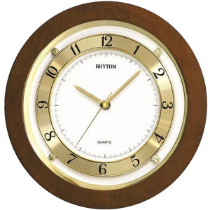 Rhythm Wooden Wall Clock CMG975NR06 - Watch it! Pte Ltd