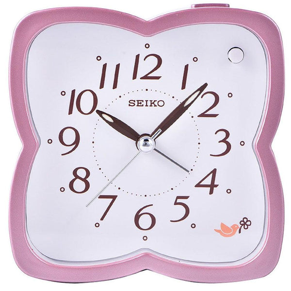 Seiko Alarm clock wIth selectable beep bird sounds (flower shaped) – Watch  it! Pte Ltd